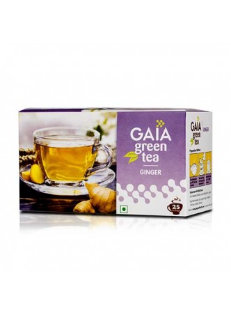 Gaia Green Tea Ginger 25 Teabags